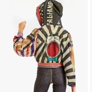 IPNG hoodie puff jacket tasters team cropped hooded jacket